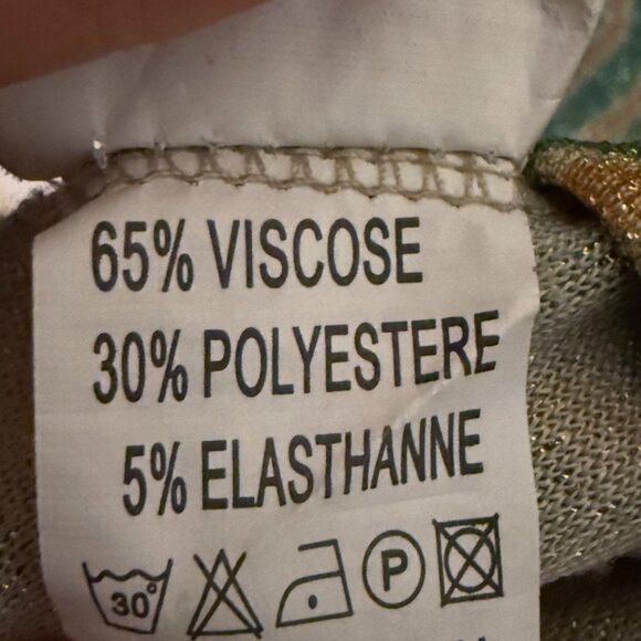 Simons Shimmery Long Sleeve Top - By Swan Paris (Size Small) - Picture 5 of 8